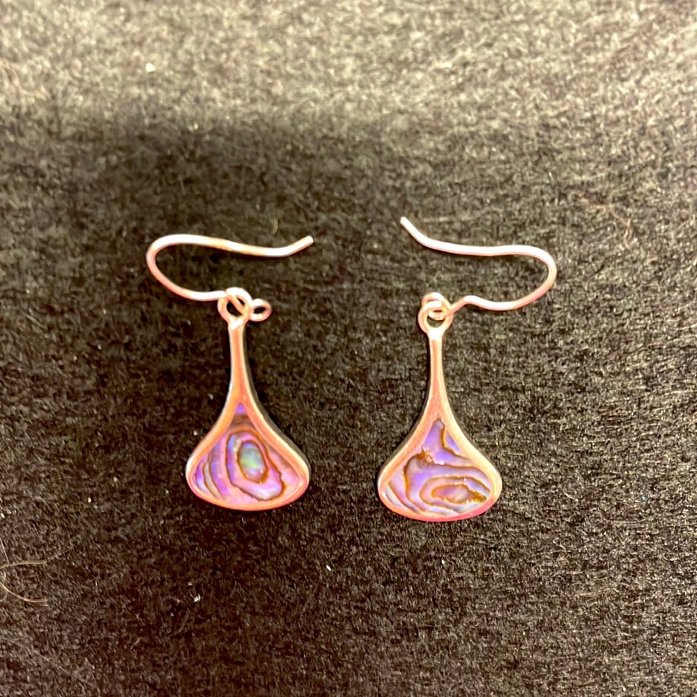 Sterling Silver Abalone earrings